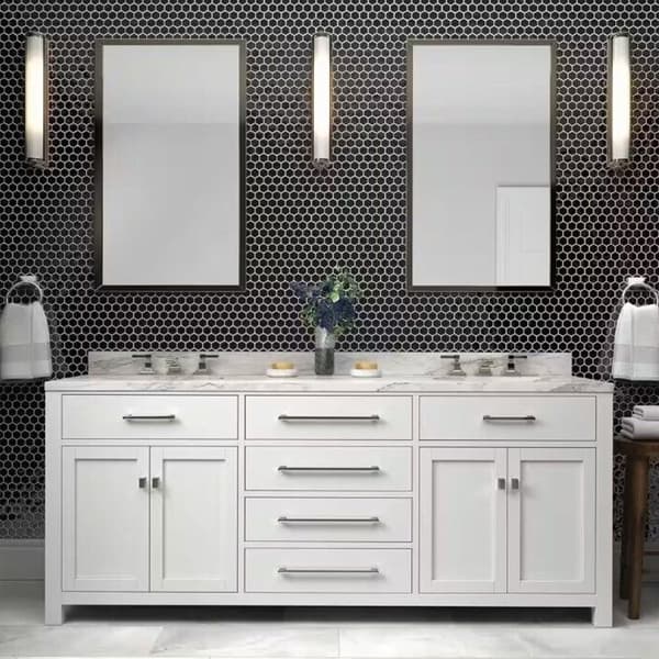 Hexagon mosaik 133425 Svart