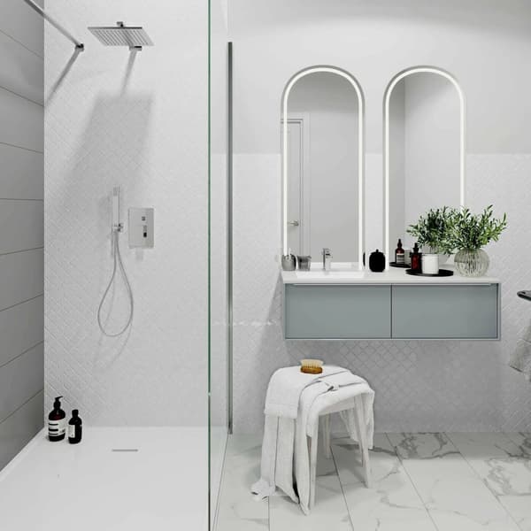 Marockansk mosaik 322159 Vit