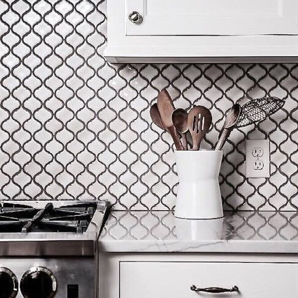 Marockansk mosaik 322159 Vit