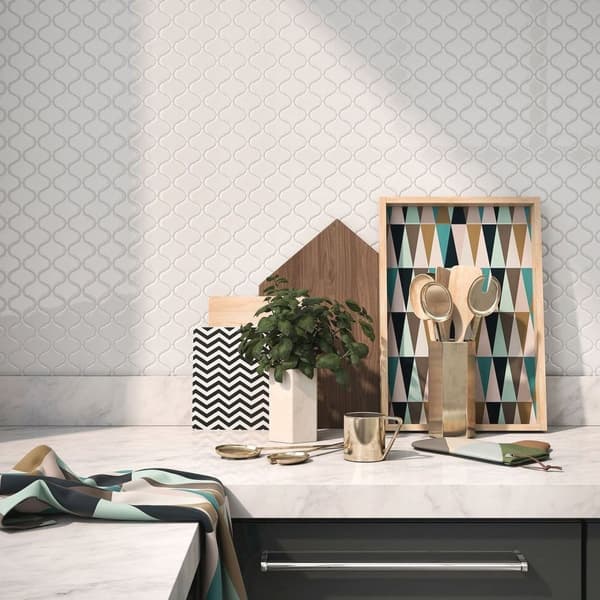 Marockansk mosaik 322159 Vit