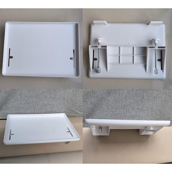 Vit sänghylla i ABS-plast - 32cm