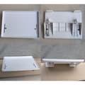 Miniatyrbillede 2 af 2: Hvid sengehylde i ABS-plast - 32 cm