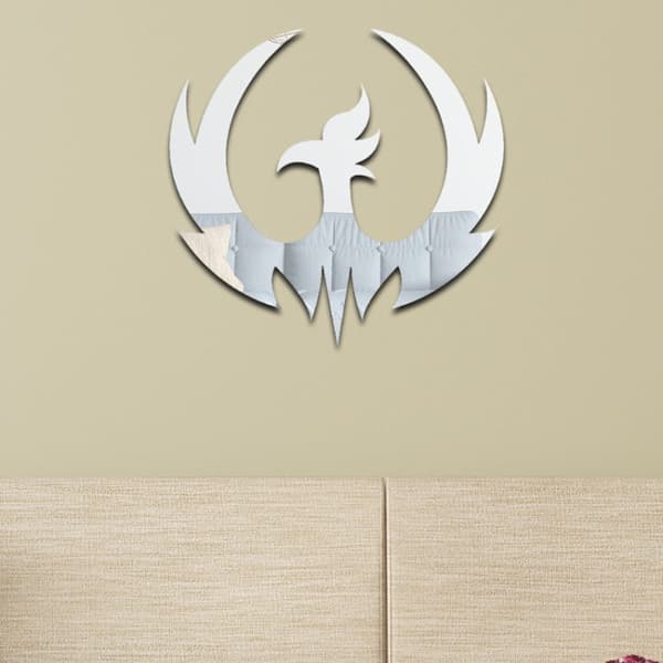 Koristepeilisarja 3D Wings Black