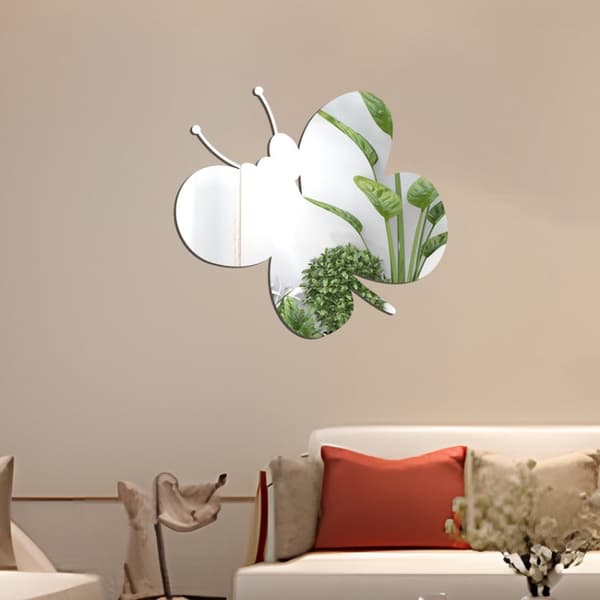 Koristepeilisarja 3D Butterfly Silver