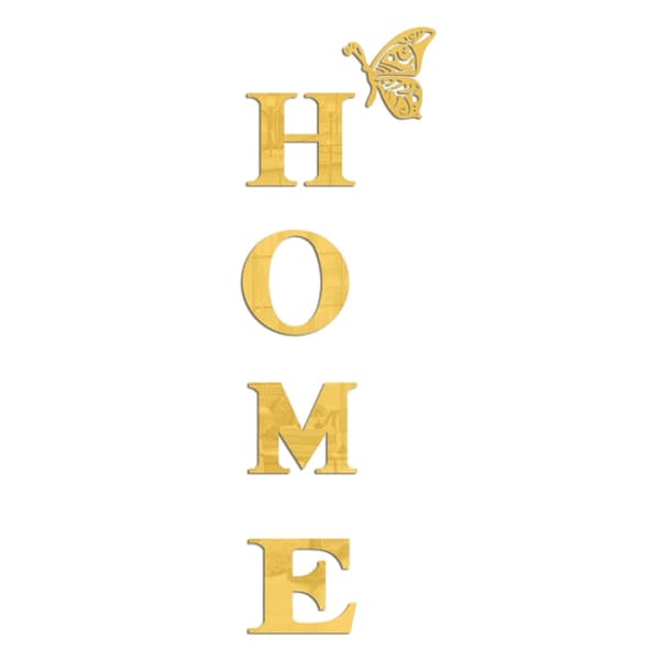 Koristepeilisarja 3D HOME Gold