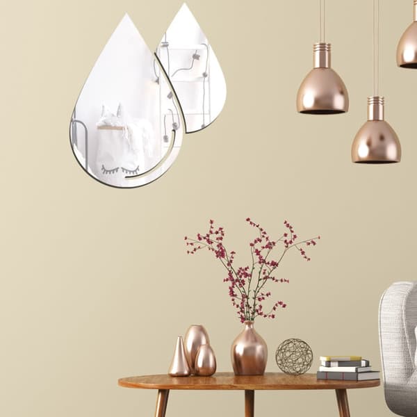 Koristepeilisarja 3D Drop 2kpl/Set Gold