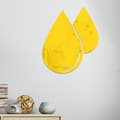 Pikkukuva 1 / 5: Koristepeilisarja 3D Drop 2kpl/Set Gold