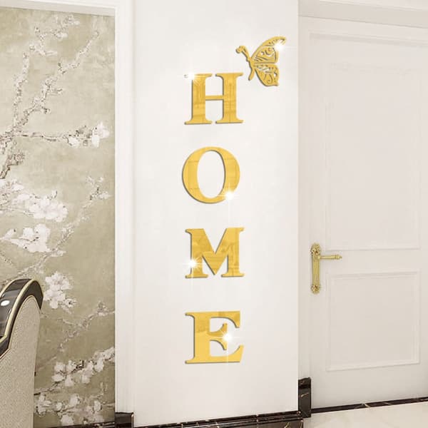 Koristepeilisarja 3D HOME Silver