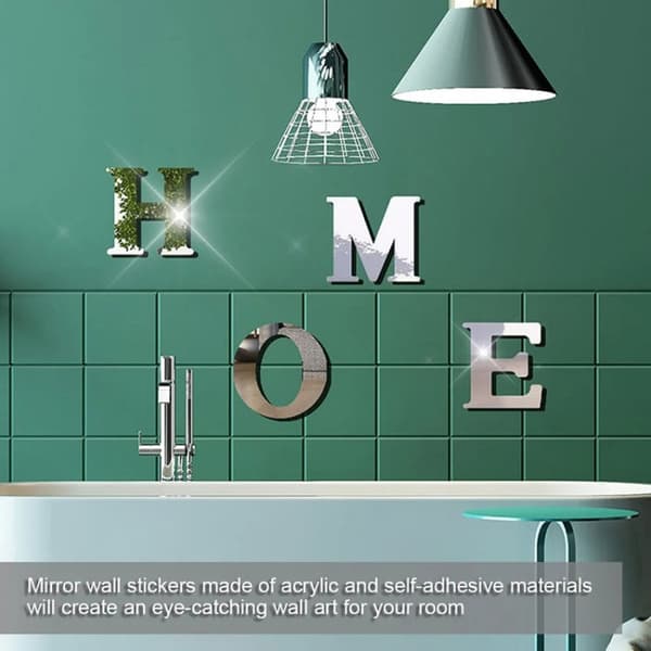 Koristepeilisarja 3D HOME Silver