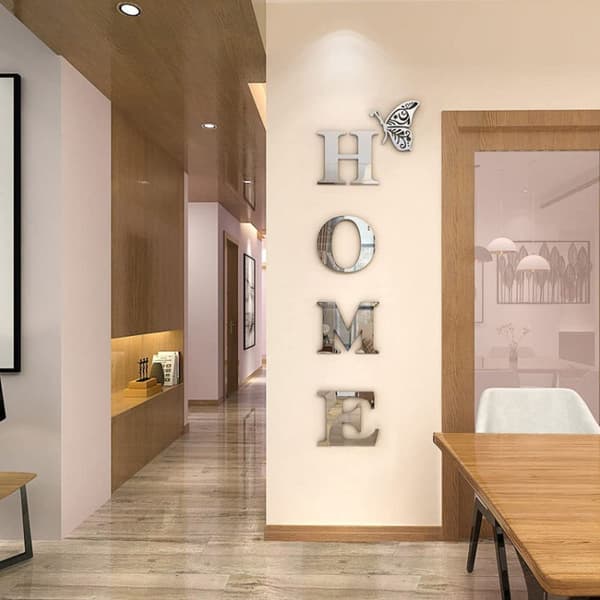 Koristepeilisarja 3D HOME Silver