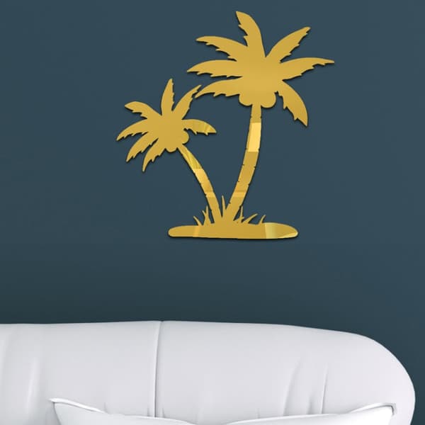 Koristepeilisarja 3D Coconut Gold