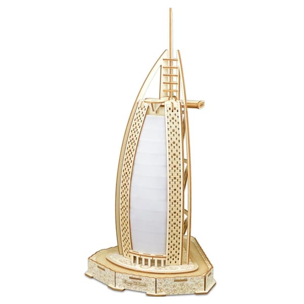 PUINEN 3D-PULLE BURJ AL ARAB 42 cm BURJ AL ARAB DIY 8+