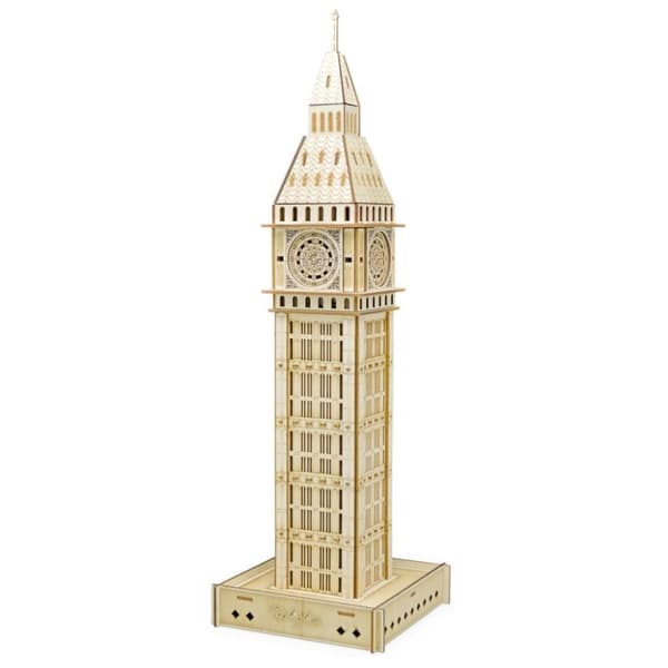 TRÆ 3D SPATIAL PUSLE BIG BEN DIY 8+