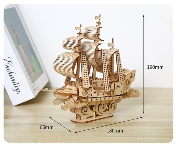 TRÆPUZLE 3D MODEL - DIY SHIP 7+