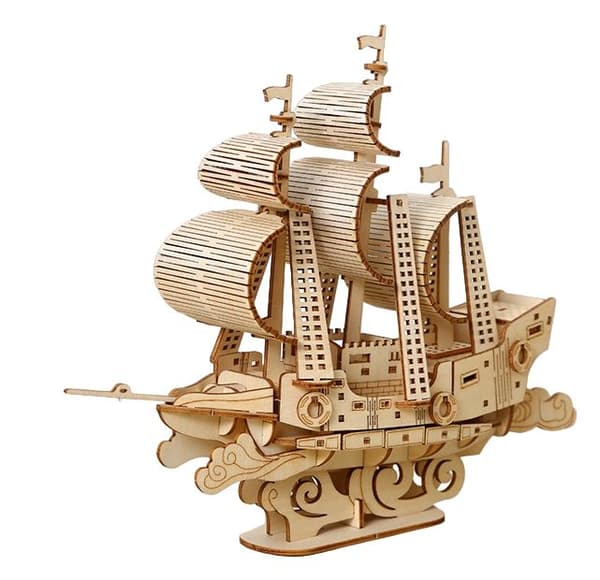 TRÆPUZLE 3D MODEL - DIY SHIP 7+