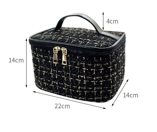 GLAMOUR GOLD KOSMETIIKKAPUSSI 22x14x14 RAKSI
