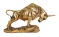 Miniatyrbillede 5 af 5: GYLDNE TYRESTATUE MAJESTICISK TYRESTATUETTE 33 cm
