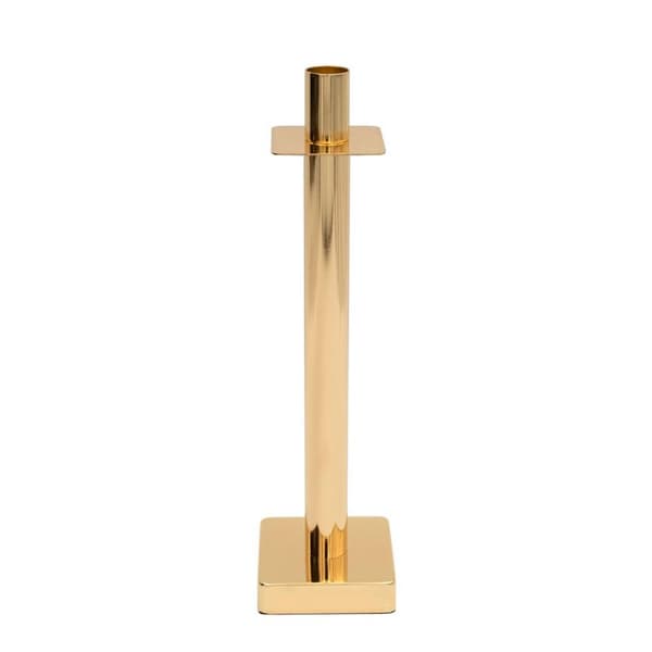 DEKORATIV LYSESTAGE LORI 8 X 8 X 31 CM GULD