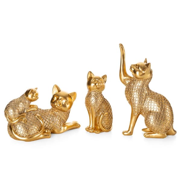DEKORATIV FIGUR MARI (01) 12 X 9 X 20 CM GULD
