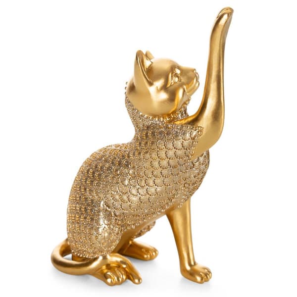 DEKORATIV FIGURIN MARI (03) 14 X 8 X 22 CM GULD