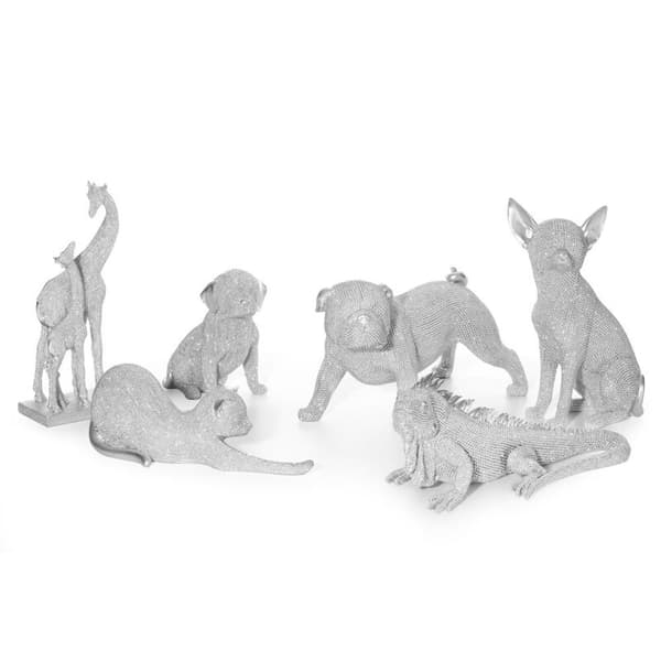 DEKORATIV FIGUR ELDO 31 X 15 X 12 CM SILVER