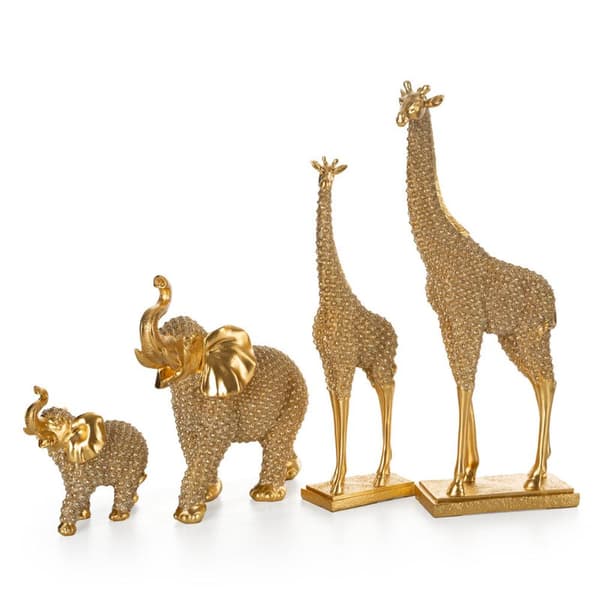 DEKORATIV FIGUR SENTI (03) 12 X 6 X 34 CM GULD