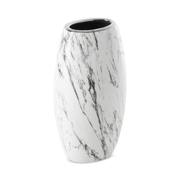 DEKORATIV VAS SANA (02) 13 X 9 X 25 CM VIT