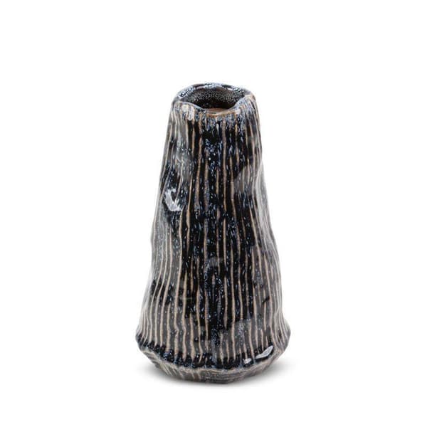 DEKORATIV VASE ALDA (01) FI 12 X 20 CM MARINEBLÅ