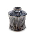Miniatyrbillede 1 af 2: ALDA DEKORATIV VASE (04) FI 17 X 20 CM MARINEBLÅ