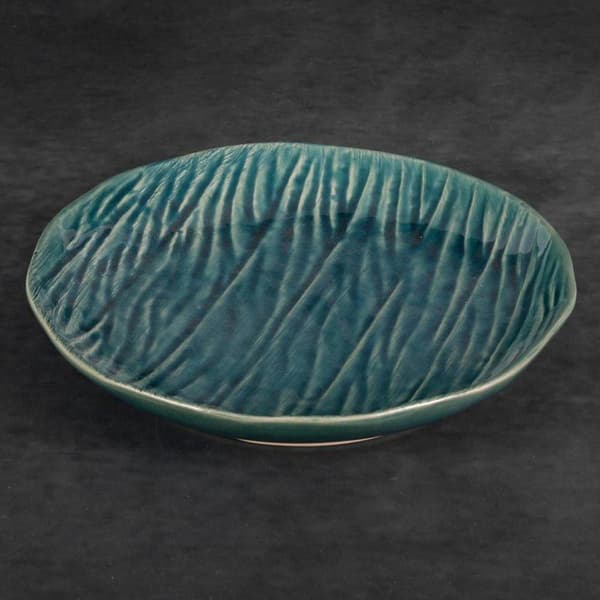 DEKORATIV PLADE REA (01) FI 25 X 5 CM GRØN