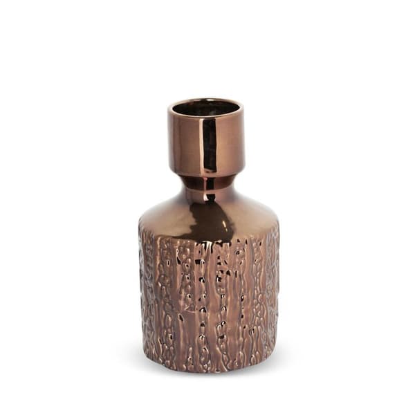 DEKORATIV VASE ERNA FI 12 X 24 CM KOBBER