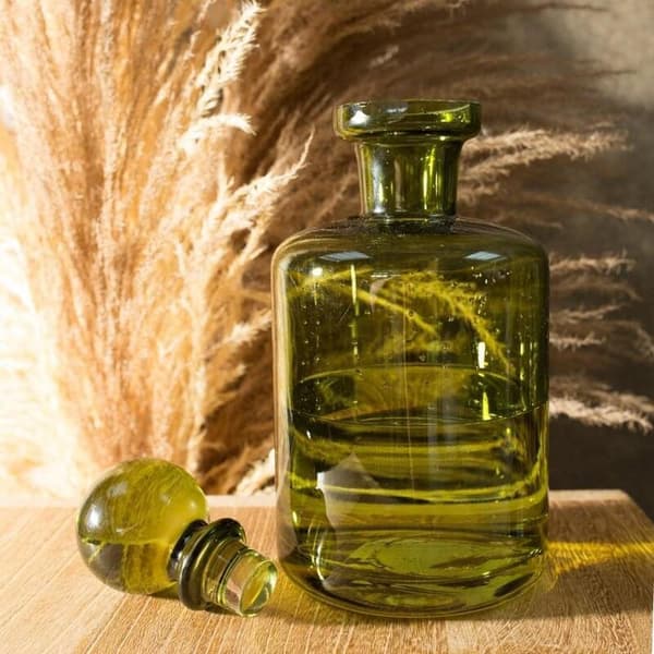DEKORATIVT GLAS MADY2 (01) FI 12 X 27 CM GRØN