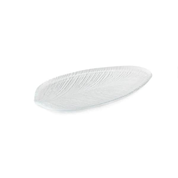 DEKORATIV GLAS PLADE DEBI (02) 30 X 14 X 2 CM TRANSPARANT