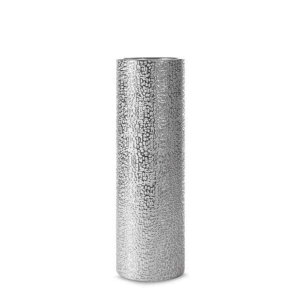 DEKORATIV VAS RISO FI 11 X 30 CM SILVER