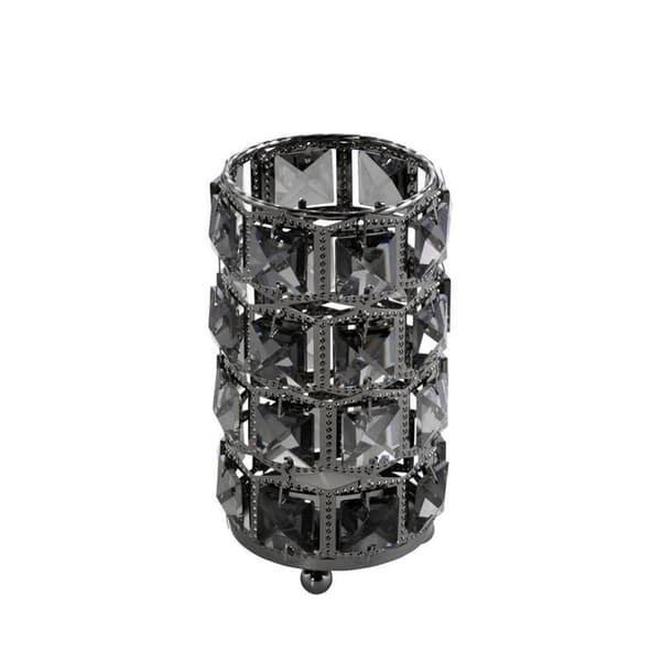DEKORATIV LJUSSTAKE HANA3 (01) FI 10 X 16 CM SVART