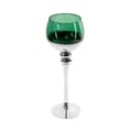Miniatyrbillede 1 af 3: DEKORATIV GLAS LYSEHOLDER CLOE FI 12 X 35 CM HVID