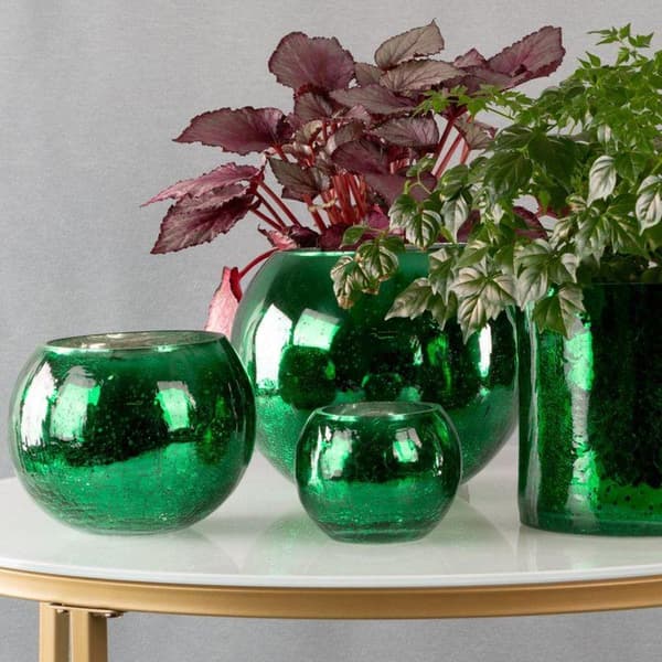 KORISTEELLINEN LASINEN KYNTTINJALKA VERRE3 (3) FI 10 X 10 CM VIHREÄ