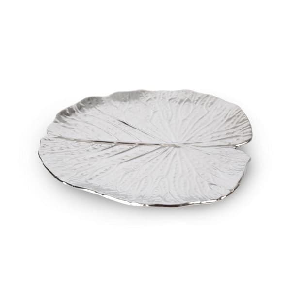 DEKORATIV PLATTA KALINA (02) 27 X 27 X 2 CM SILVER