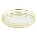 Miniatyrbillede 1 af 3: DEKORATIV PLADE PATI2 (03) FI 30 X 5 CM GULD