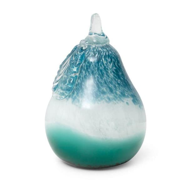 DEKORATIV GLAS FIGURIN DAGI (05) 11 X 11 X 15 CM TURKIS