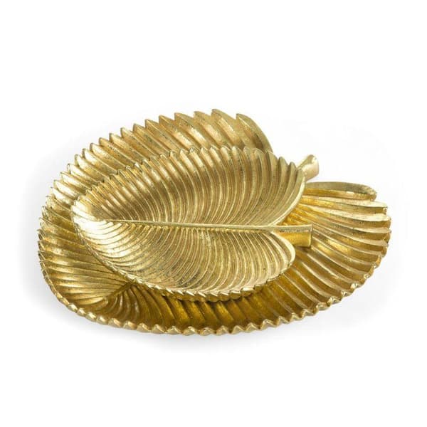 DEKORATIV PLADE FEMI (03) 28 X 28 X 3 CM GULD