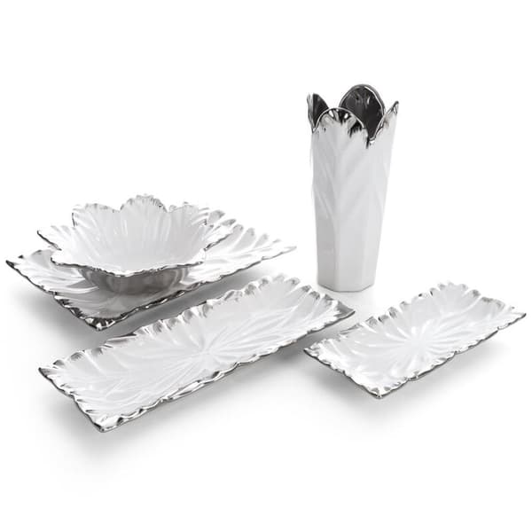 DEKORATIV PLADE NIRA (03) 38 X 15 X 3 CM HVID