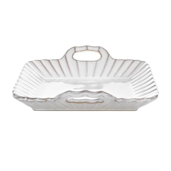 DEKORATIV PLADE AVRIL 20 X 19 X 5 CM CREME