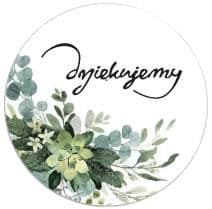 Koristeellisia pyöreitä tarroja Kiitos 500 kpl - boho