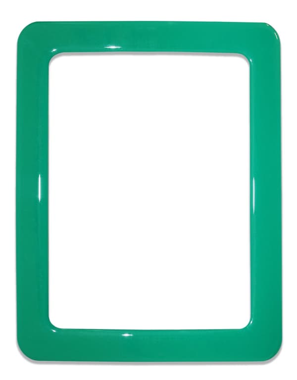 Magnetisk selvklæbende ramme, størrelse 16,0x11,8cm - grøn