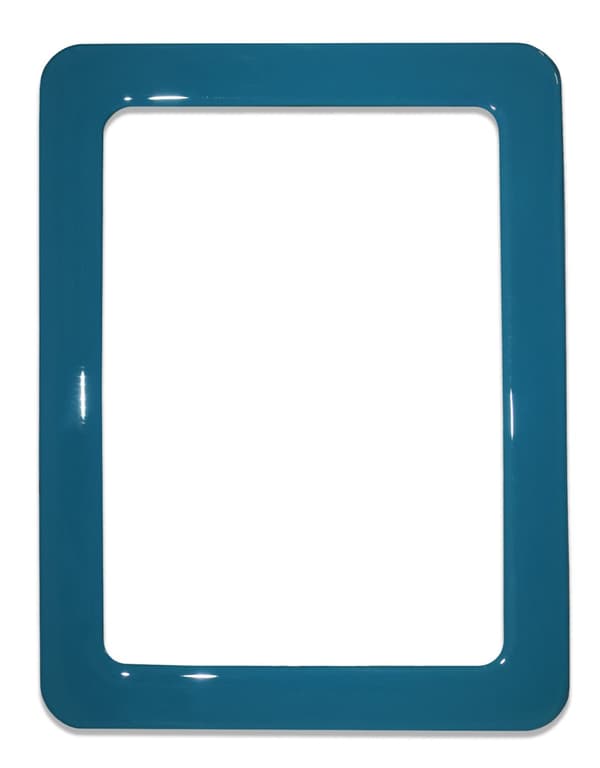Magnetisk selvklæbende ramme størrelse 16,0x11,8cm - turkis