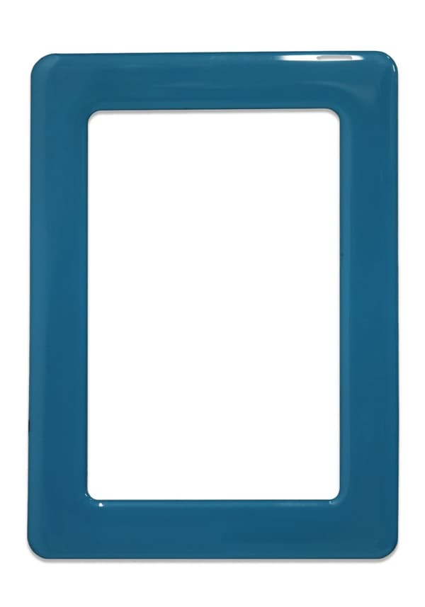 Magnetisk självhäftande ram storlek 12,3x8,1cm - turkos