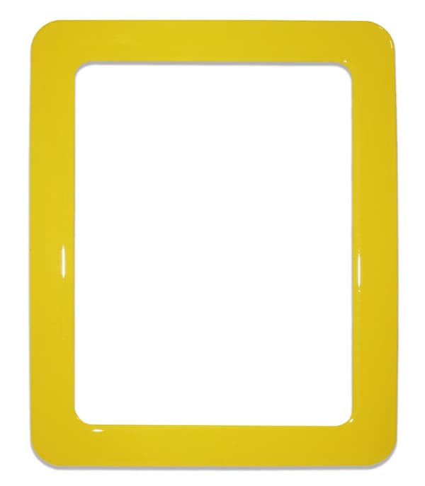 Magnetisk selvklæbende ramme størrelse 19,0 x 23,8 cm - gul
