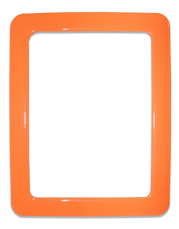 Magnetisk självhäftande ram, storlek 16,0x11,8cm - orange