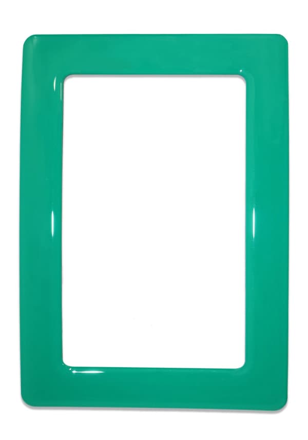 Magnetisk självhäftande ram storlek 12,3x8,1cm - grön